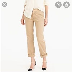 J. Crew | Boyfriend Chino Straight Leg Khaki